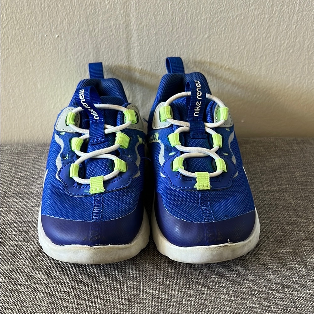 Nike Kids Renew Blue and Green Shoes